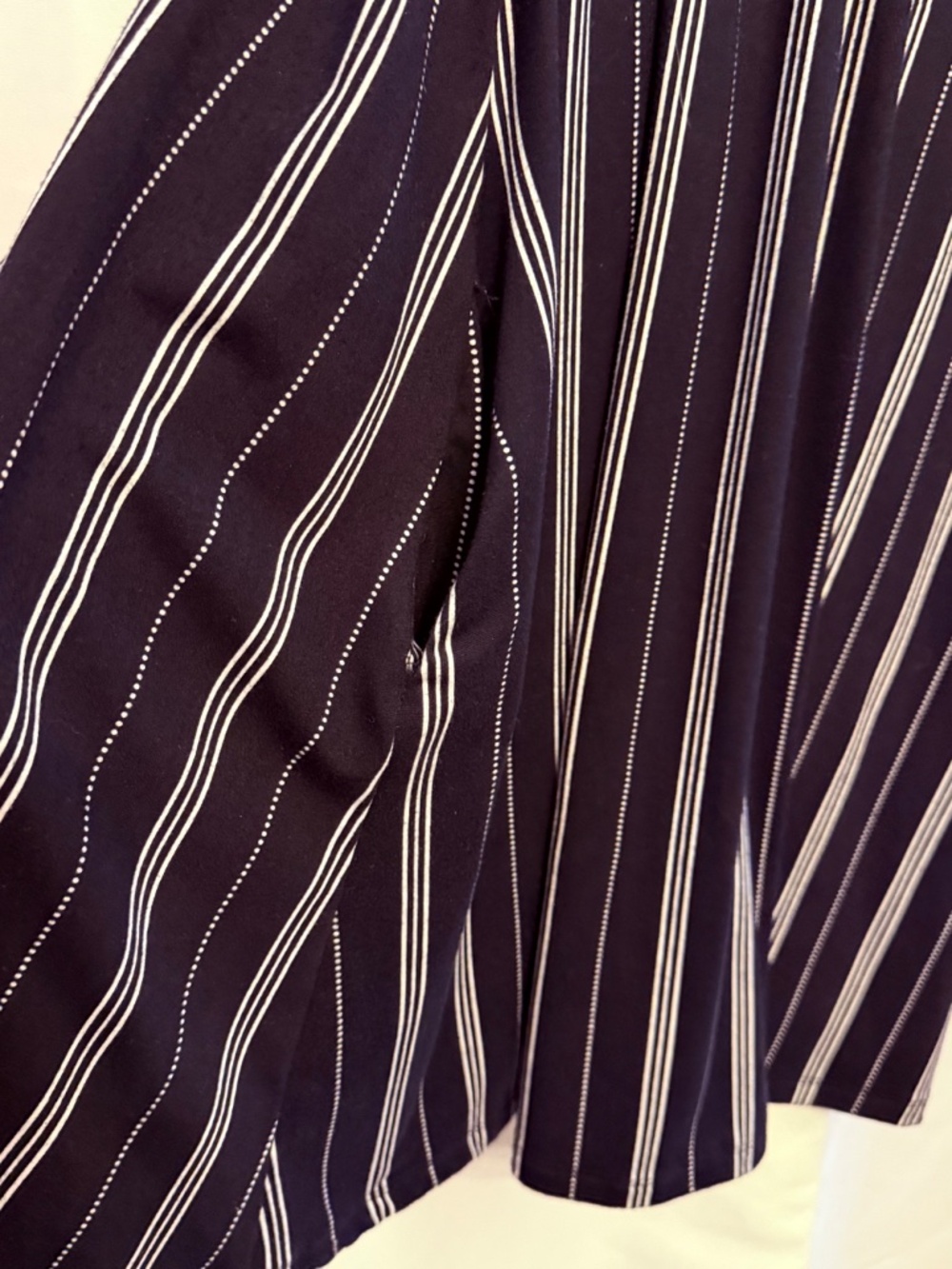 Altar'd State Navy & White A-Line Dress (L) - Picture 5 of 8